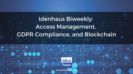 Idenhaus Biweekly Access Management, GDPR Compliance