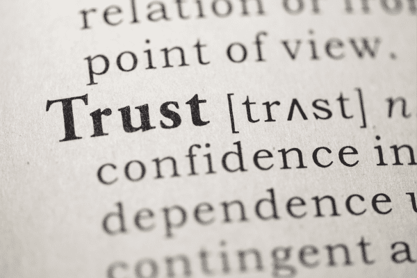 Test saying "trust"